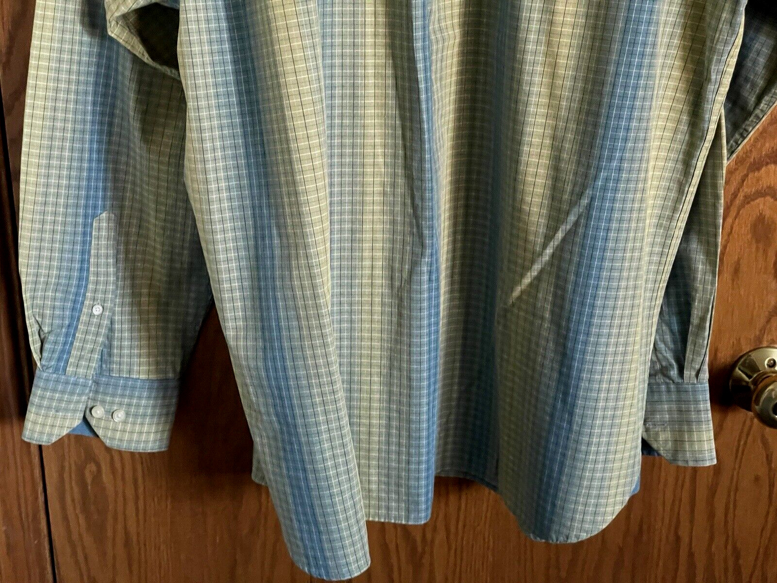 Sette Ponti Multicolor Plaid Button Front Casual … - image 11