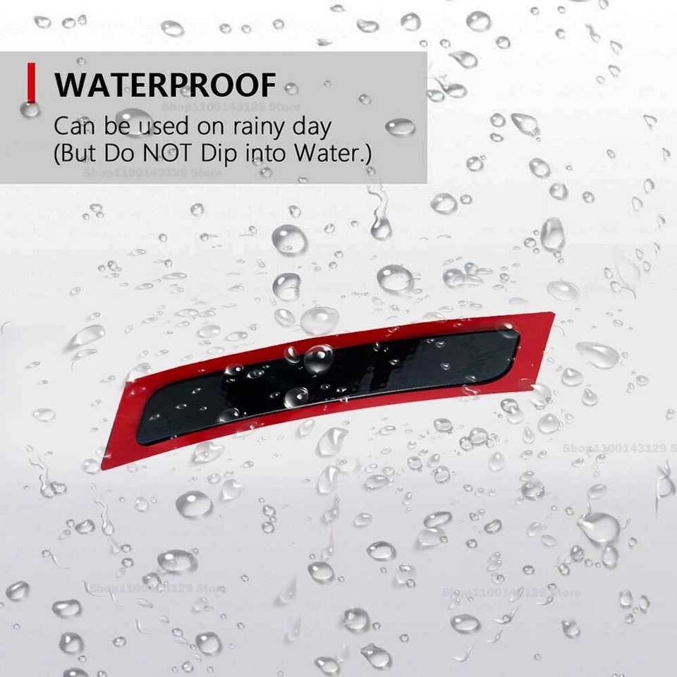 For BMW F10 528i 535i 550i 11-16 White LED Front Bumper Side Marker Reflectors - Imagem 4 de 4