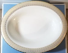 Waterford Lismore Diamond Open Vegetable Bowl Dish with Tags