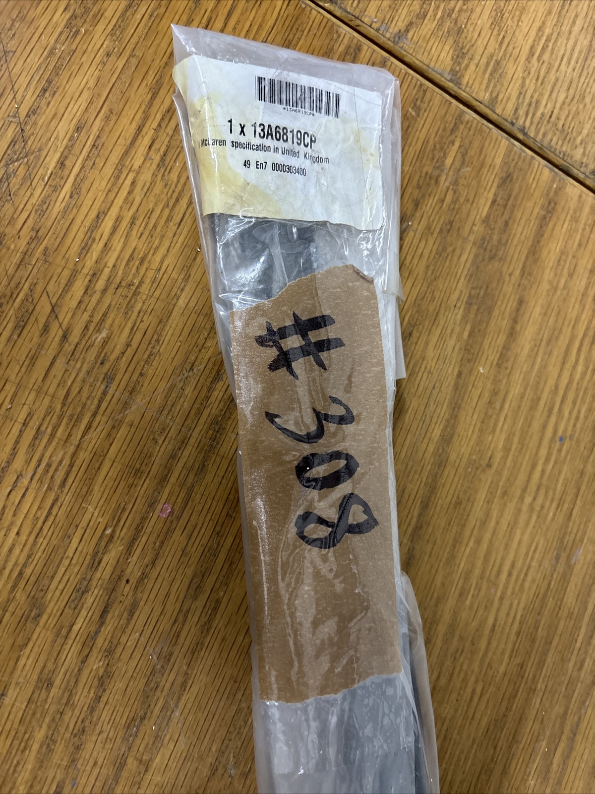 Genuine MCLAREN Mounting Bracket Metal P/N 13A6819CP. #308