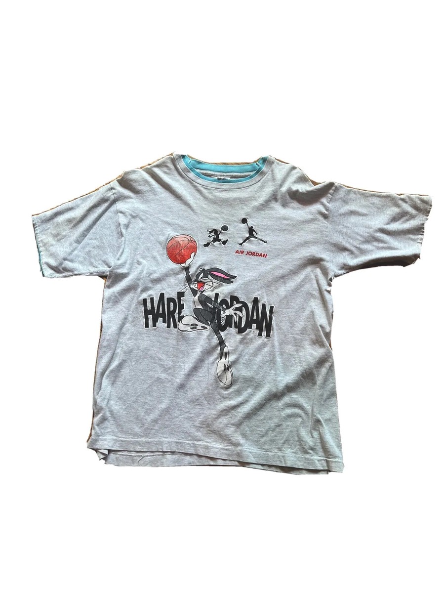 VTG 90s Nike Air Jordan “Hare Jordan” Shirt Looney Tunes Space Jam