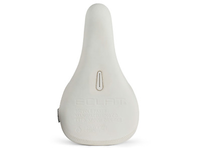 Eclat BMX Bios Fat Pivotal BMX Seat | White Leather