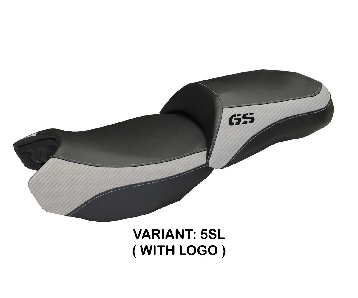 Seat saddle cover Ortigia 2 Silver (SL) TPZ for BMW R 1200 GS 2013 > 2018 7o