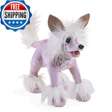 Folkmanis Chinese Crested Dog Hand Puppet 3243