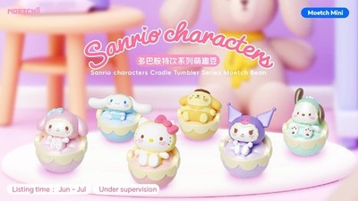 Sanrio characters Cradle Tumbler Series Moetch Bean FULL SET OF 6 (Matte Colors)