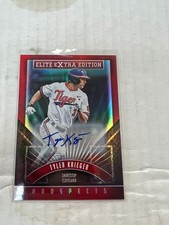 Tyler Krieger 2015 Panini Elite Extra Edition Prospects Auto #125 NrMt