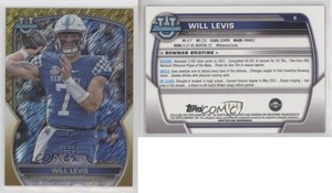 2022 Bowman U Chrome Gold Shimmer Refractor /50 Will Levis #5