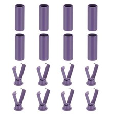 Shoelace Tips 0.79 Inch Fit for Metal Shoe Lace End Caps 8 Pack Purple