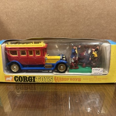 希少 CORGI TOYS 805 Rolls Ghost Hardy Boys Vintage Rare CORGI TOYS 805 1912 Rolls Royce Silver Ghost - Hardy