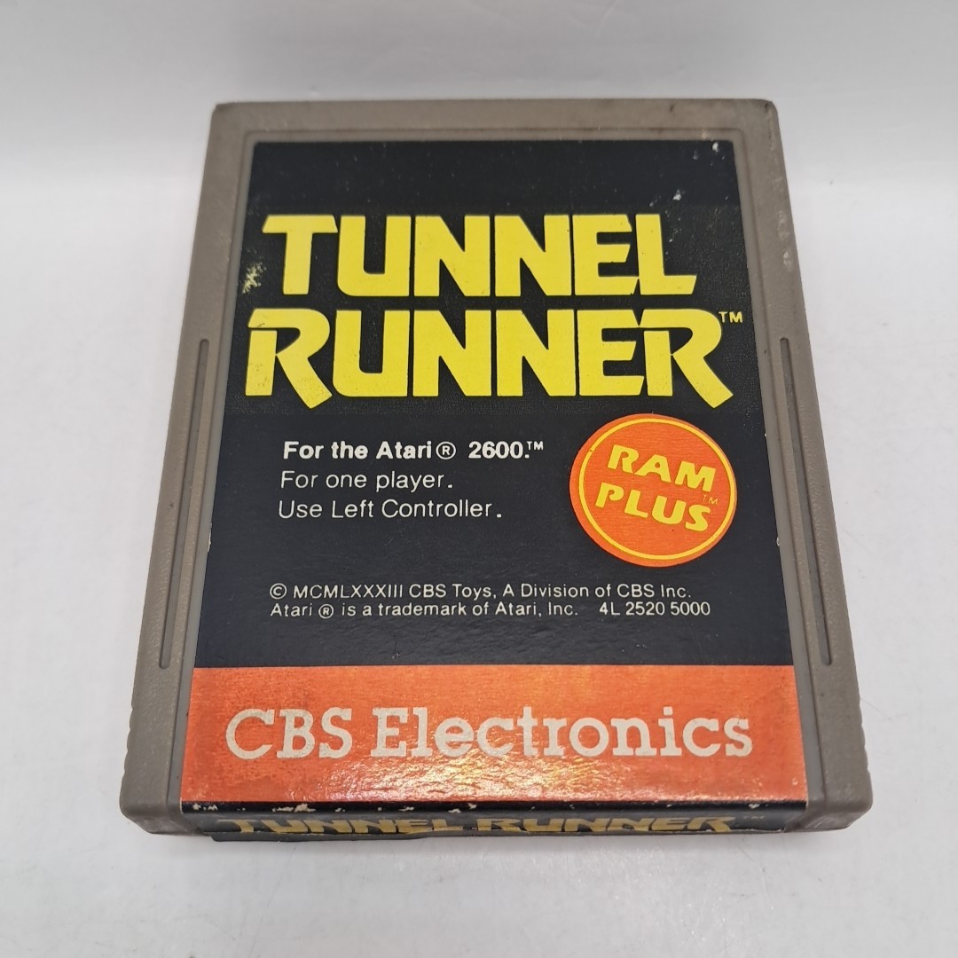 Tunnel Runner (Atari 2600, 1983) Authentic Cartridge Only TESTED Working