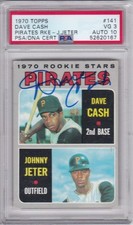 Dave Cash Pittsburgh Pirates 1970 Topps PSA DNA Auto 10 3t All-Star 71 WS Champ