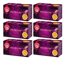 Teekanne Passion Tee Passionsfrucht 6x 20 Beutel - Früchtetee Mischung Stevia