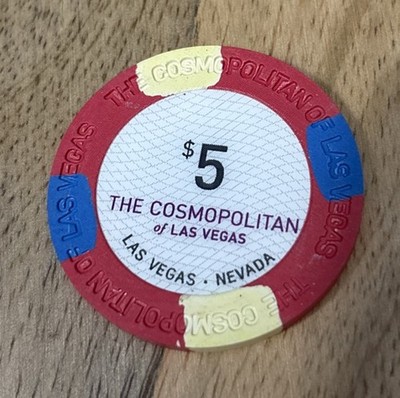 The Cosmopolitan Hotel & Casino The Strip Las Vegas Nevada $5 Casino Chip