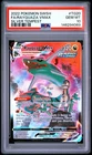 2022 POKEMON SWORD & SHIELD SILVER TEMPEST #TG20 FULL ART/RAYQUAZA VMAX PSA 10
