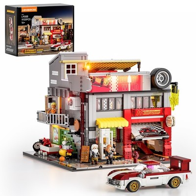 Lumibricks / Funwhole Street Fusion - L9088 (19007) Street MOD Garage