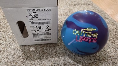 Radical Outer Limits Solid Bowling Ball 1st Quality | 16 Pounds | 3-4'' Pin 