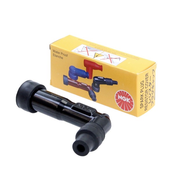 Ngk ZüNdkerzenstecker XD05F Schwarz 8072 EntstöRt 102° Grad 5Kohm Moped Motorrad-image