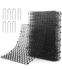 Pomeat 10 PCS Scat Mat for Cats Indoor 16" x 12" w/Spikes Sprickle  Staples