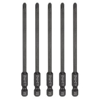 "5 StüCk PH2 Kreuzschlitz-Schraubendreherbit FüR 1/4\" Sechskantschaft 4\" Lang"