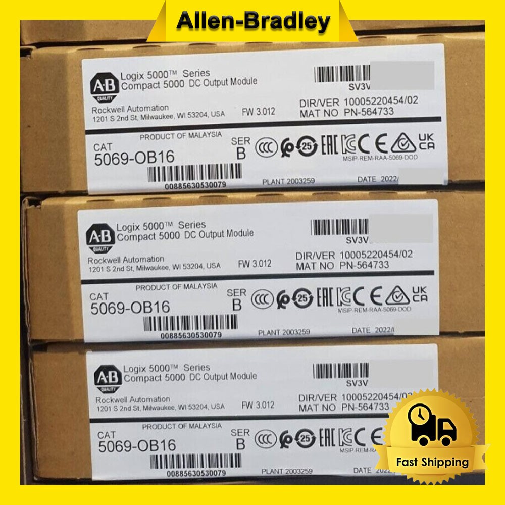 AB 5069-OB16 SER B Compact 5000 DC Output Module NEW Factory Sealed 5069OB16 PLC