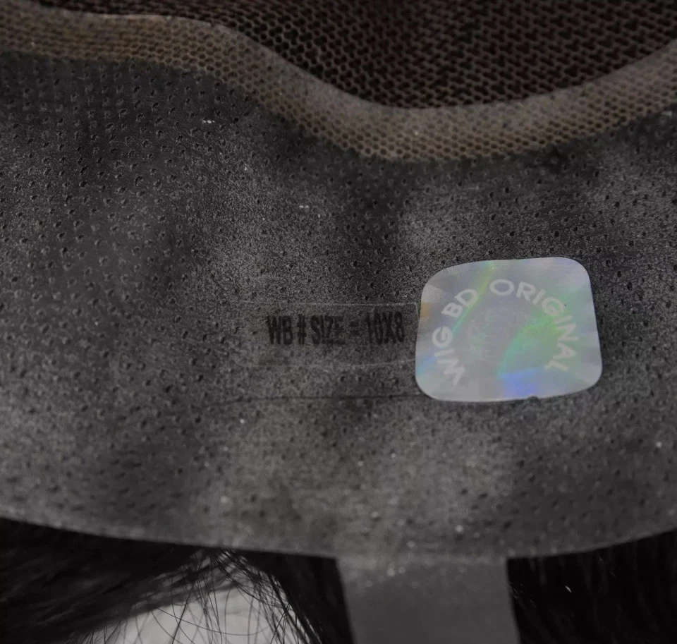 Mono Men Toupee Durable Prosthesis Human Hair Replacement System Unit Hairpiece - Image 3 of 3