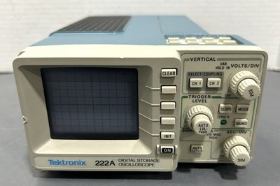 Tektronix 222A 2 Channel Digital Storage Oscilloscope 16VA Partially Tested