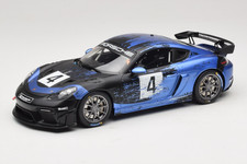 OT469 Porsche 718 Cayman GT4 RS Clubsport Black Blue Otto 1/18