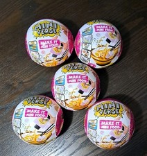 Lot of 5 MGA s Miniverse Make It Mini Food Diner Series 2 Sealed Balls / NEW