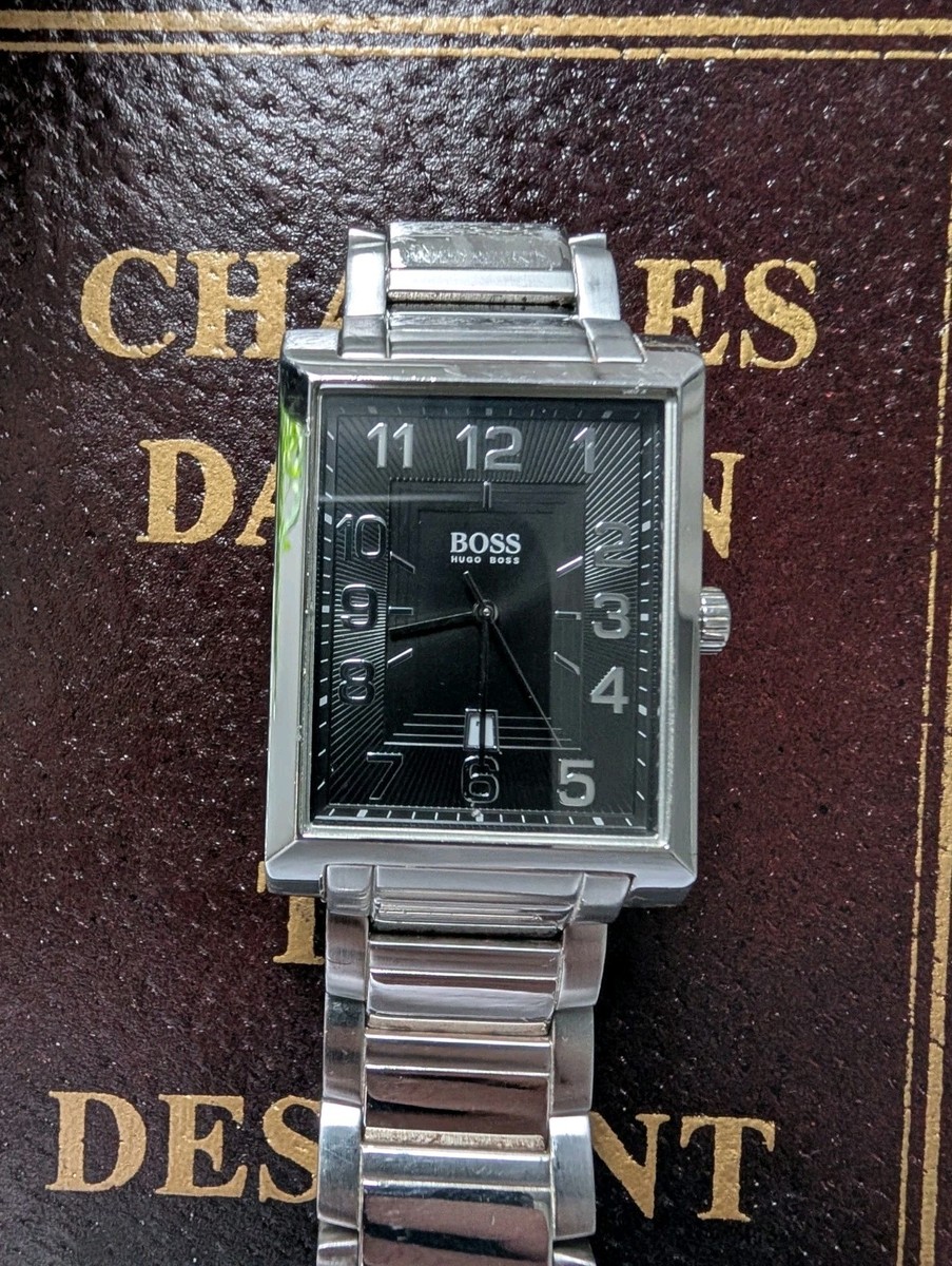 HUGO BOSS SS WRIST WATCH RECTANGLE