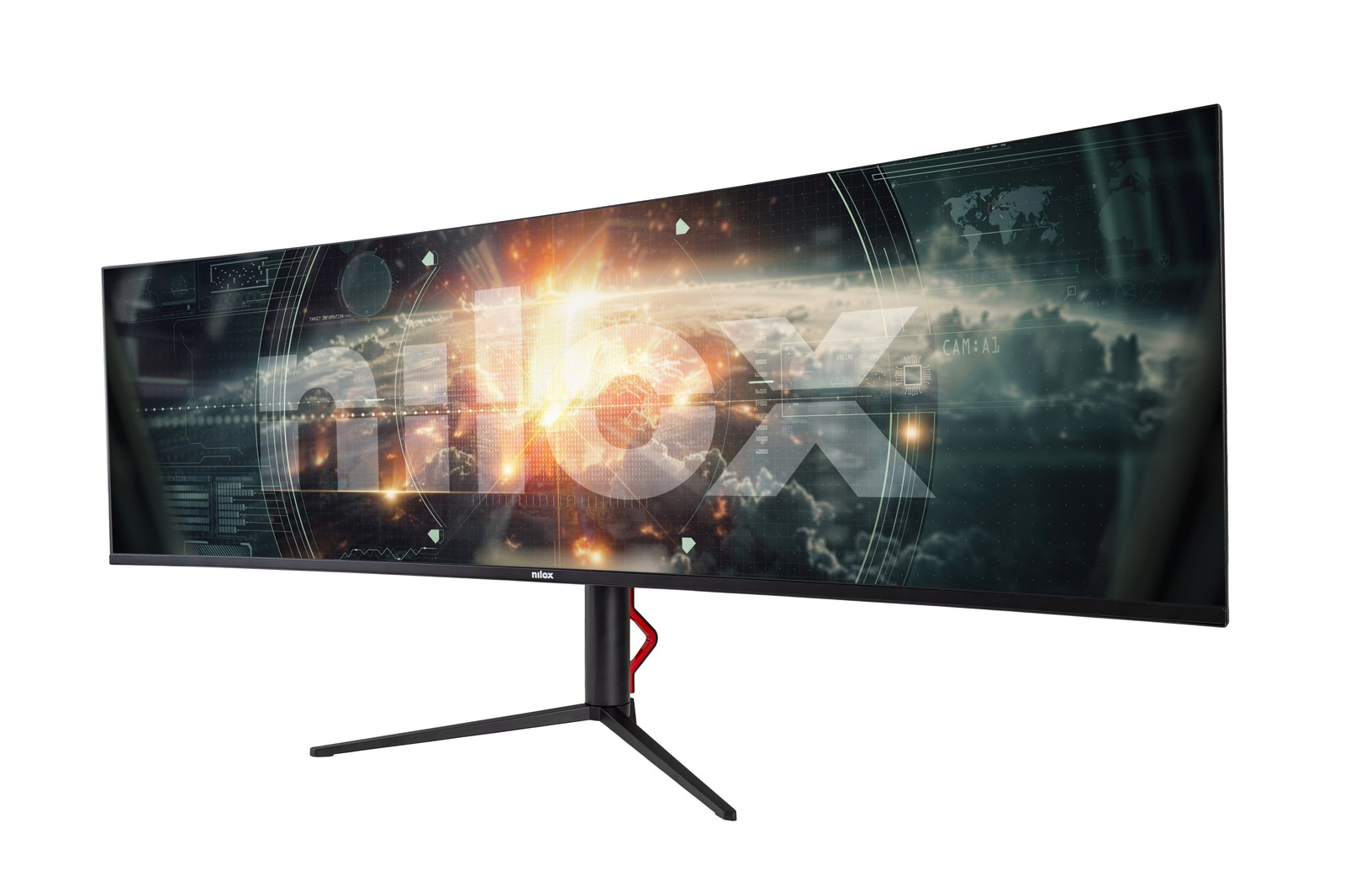 Nilox NXM49CRVDC Monitor PC 124,5 cm (49") 5120 x 1440 Pixel Dual QHD LED Nero foto 3