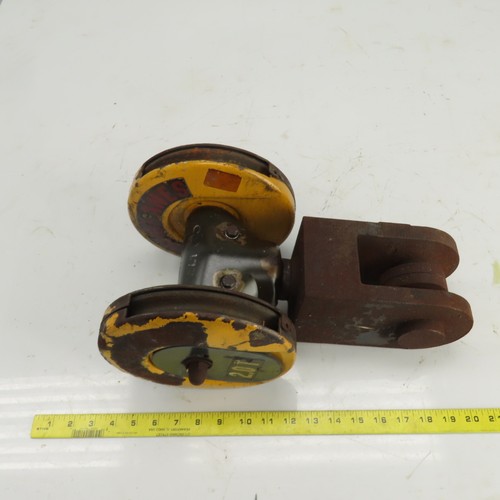 Konecranes 2 Ton Double Wire Rope Sheave Snatch Block
