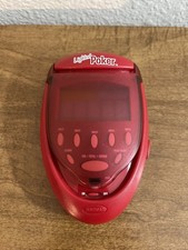 Red Lighted Poker Electronic Handheld Game - Radica 2003 -Tested