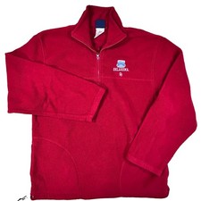 Vintage 2004 Oklahoma Sooners Nokia Sugar Bowl 1/4 Zip Fleece Jacket Men M