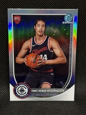 2025-26 Bowman Chrome YANIC KONAN-NIEDERHAUSER Red Logo SP Refractor RC #BRR-30