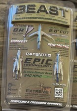 BEAST Titanium 125gr 2.0  Broadheads 3pk 