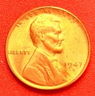 1947-S Lincoln Wheat Cent Penny GEM RED BU From an Original Bank Roll