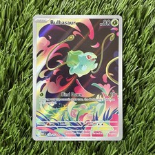 Bulbasaur Full Art Holo Illustration Rare 133/132 Mega Evolution NM