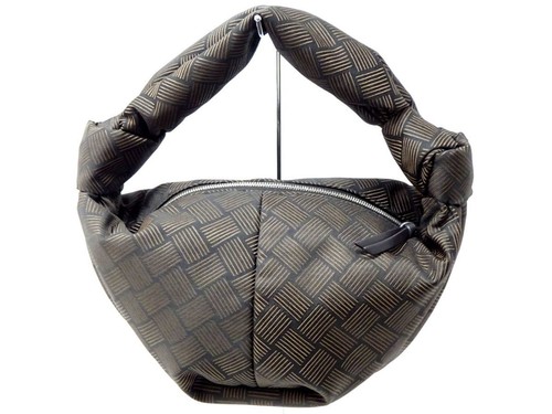 21Aw Bottega Veneta Mini The Jodie Handbag Intrecciato Pattern Nylon Trompe L'Oe