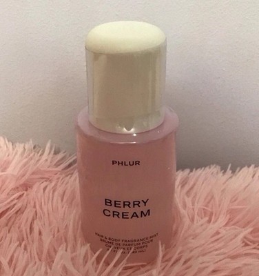 New Phlur Berry Cream Hair & Body Fragrance Mist 8 fl oz - 240 mL Raspberry