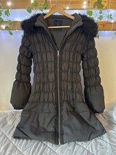 Philosophy blues original long puffer coat full coverage grey Small / Medium