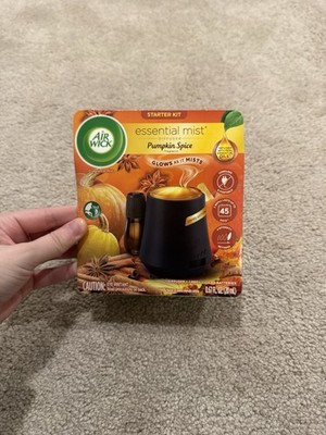 Air Wick Essential Mist Limited Edition Pumpkin Spice Starter Kit NEW