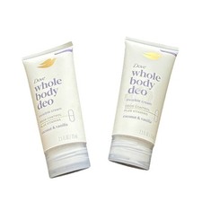Dove Whole Body Aluminum Free Deodorant Coconut  Vanilla bundle of 2