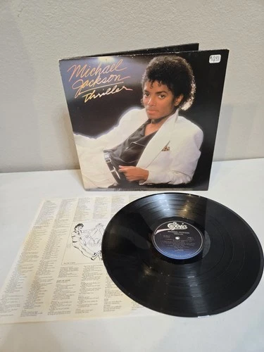 Michael Jackson  Thriller 33 RPM  12" LP Vintage Vinyl Record Epic