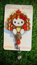 Thanksgiving - Hello Kitty Turkey badge reel