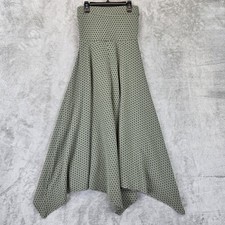 Urban Outfitters Dress Womens Small Green Textured Knit Strapless Hanky Hem