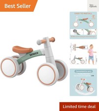 Baby Balance Bike for 1 Old Boys Girls 12-24 Toddler Balance Bike, 4 Wheels...