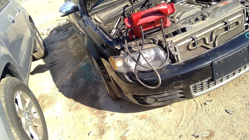 Passenger Headlight Xenon HID Sedan Thru VIN 400000 Fits 04-05 AUDI S4 5216037 - Image 3 of 4