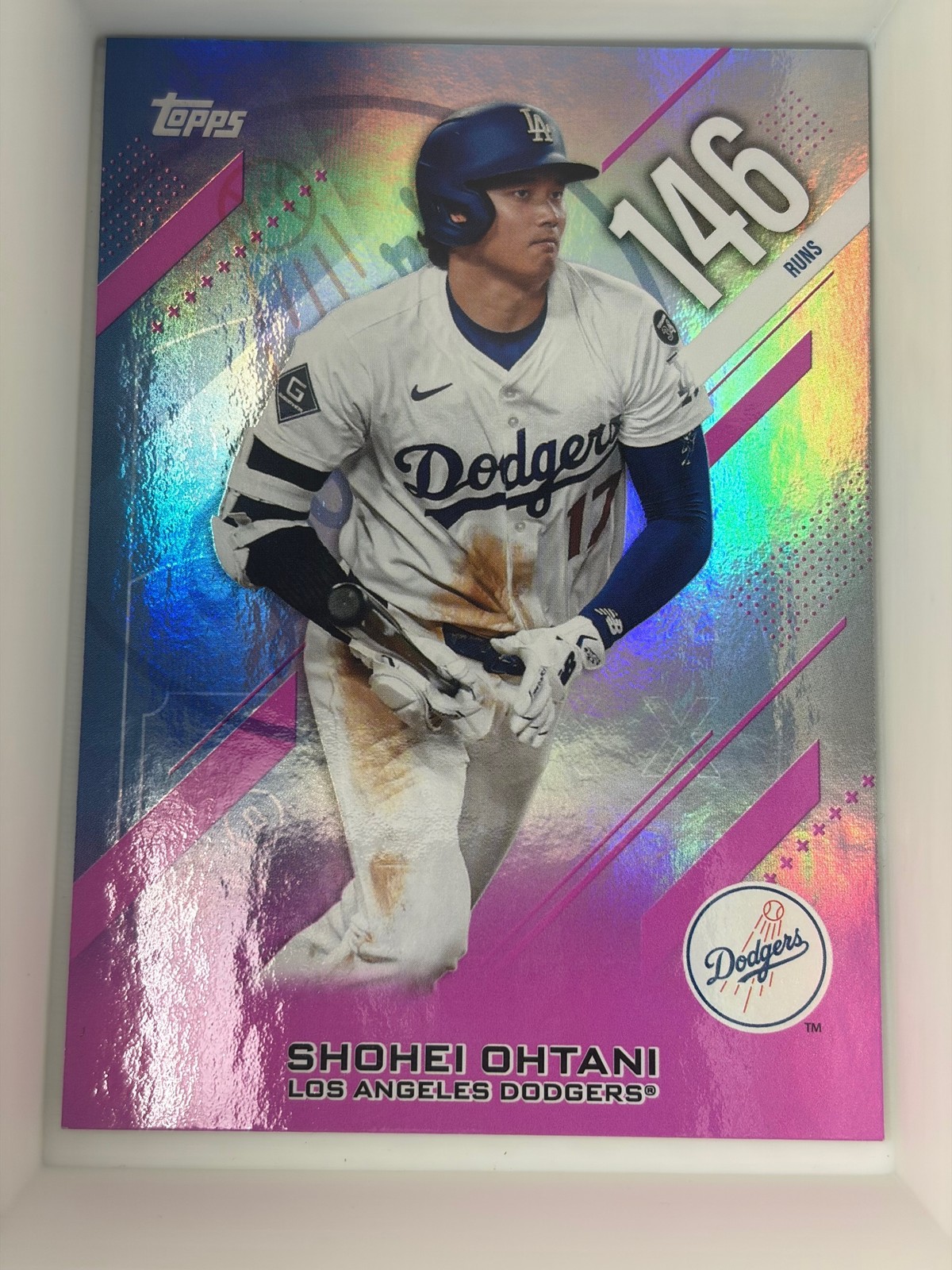 2026 Topps #CN-9 Shohei Ohtani Crooked Numbers Pink Foil