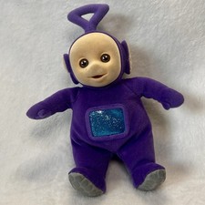 Vintage Eden Teletubbies Tinky Winky Plush Doll Purple 1998 BBC Toy - 9"