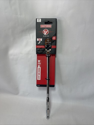 #ad NEW Craftsman V Series 3 8” Drive 96T Long Handle Flex Head Ratchet CMMT86323V $49.95